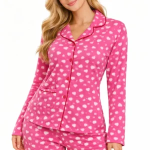 Pijama termica dama abierta